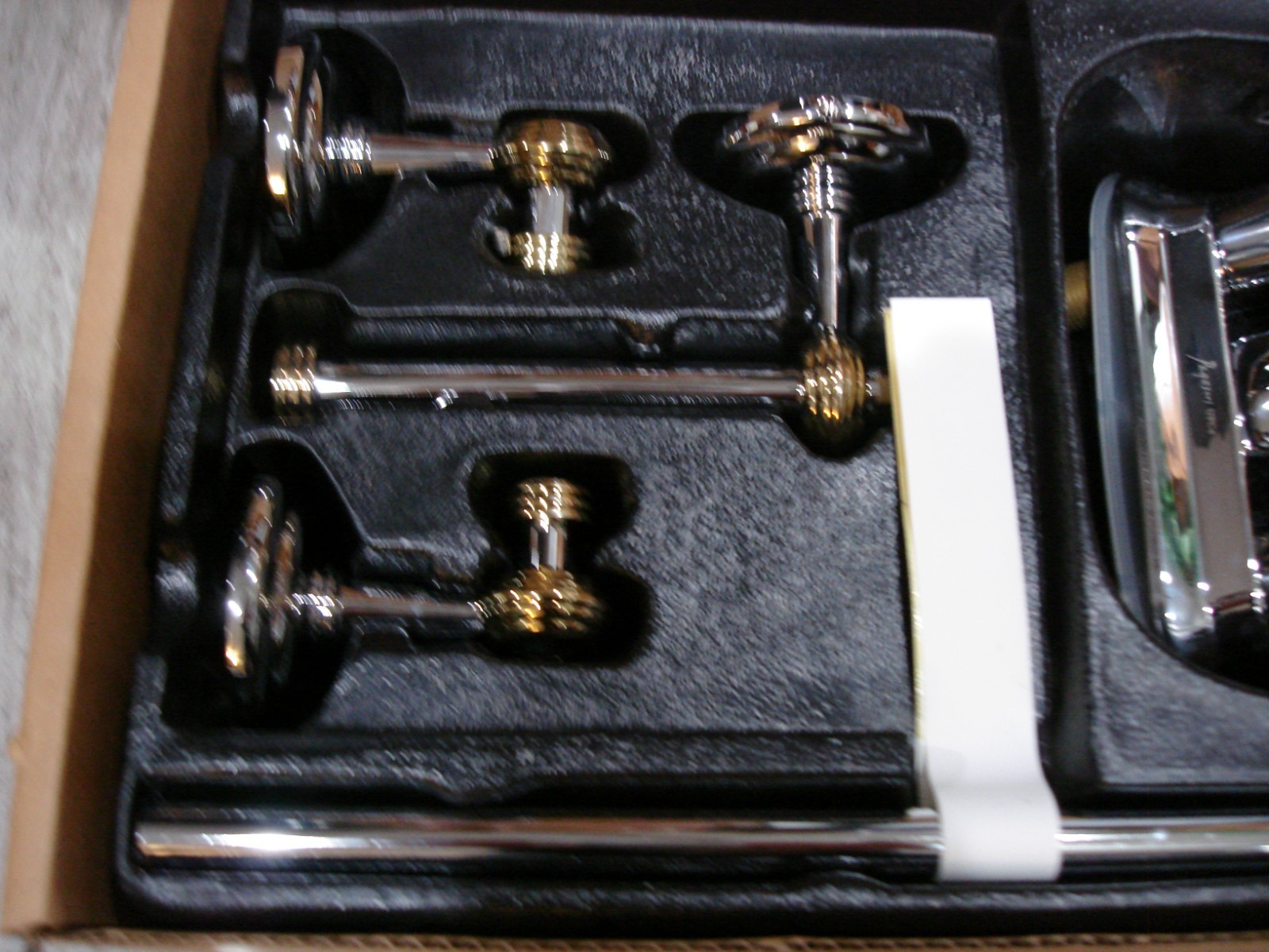 Pegasus 4000 Series Polished Chrome & Brass Bathroom Faucet & Acc. Kit 559 167G