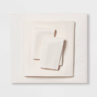 Cotton Blend Sateen Sheet Set – Room Essentials