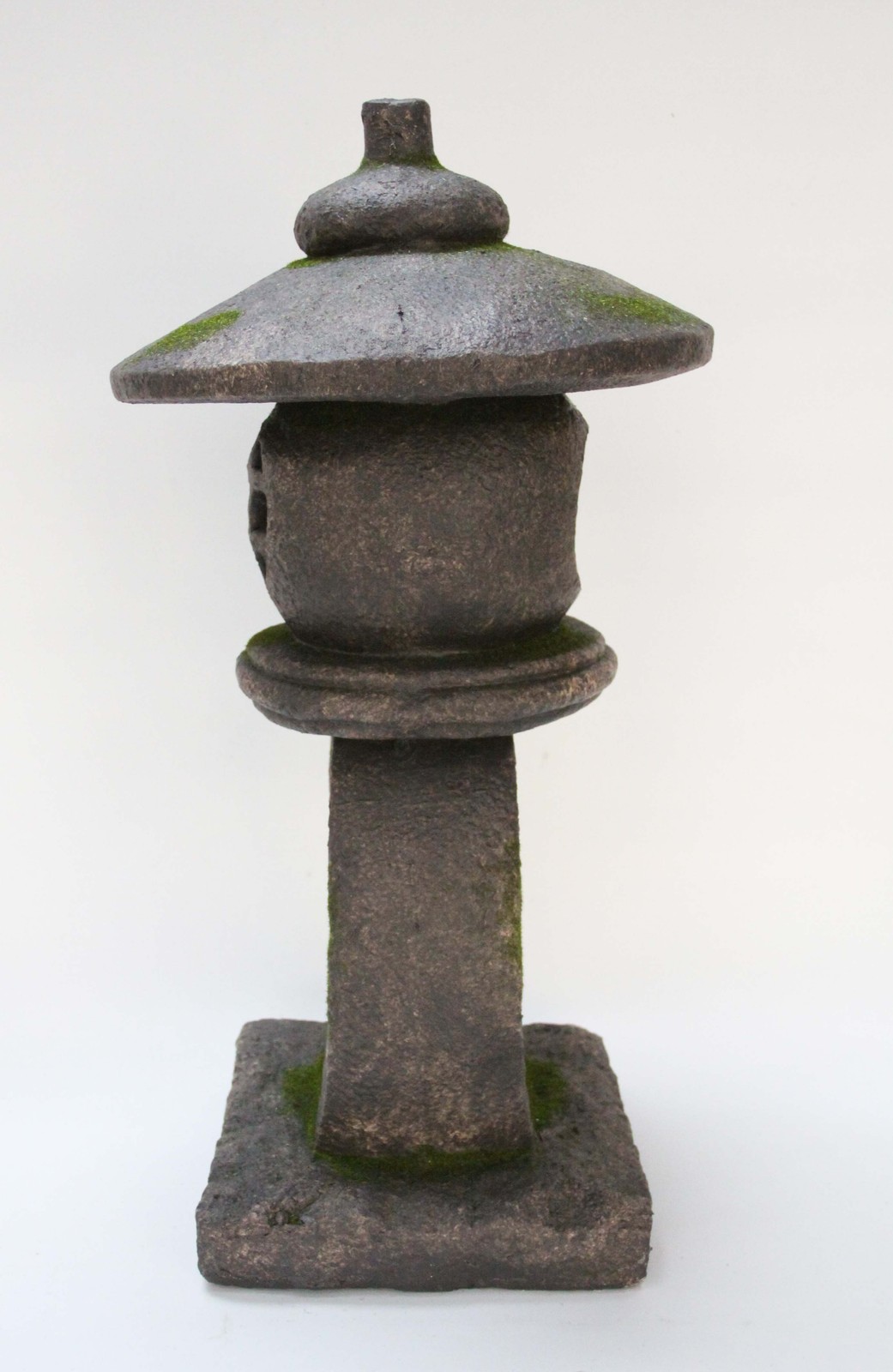 24IN H Gray Stone Lantern Statue Garden Decor Garden Statue Pagoda Yard Decor