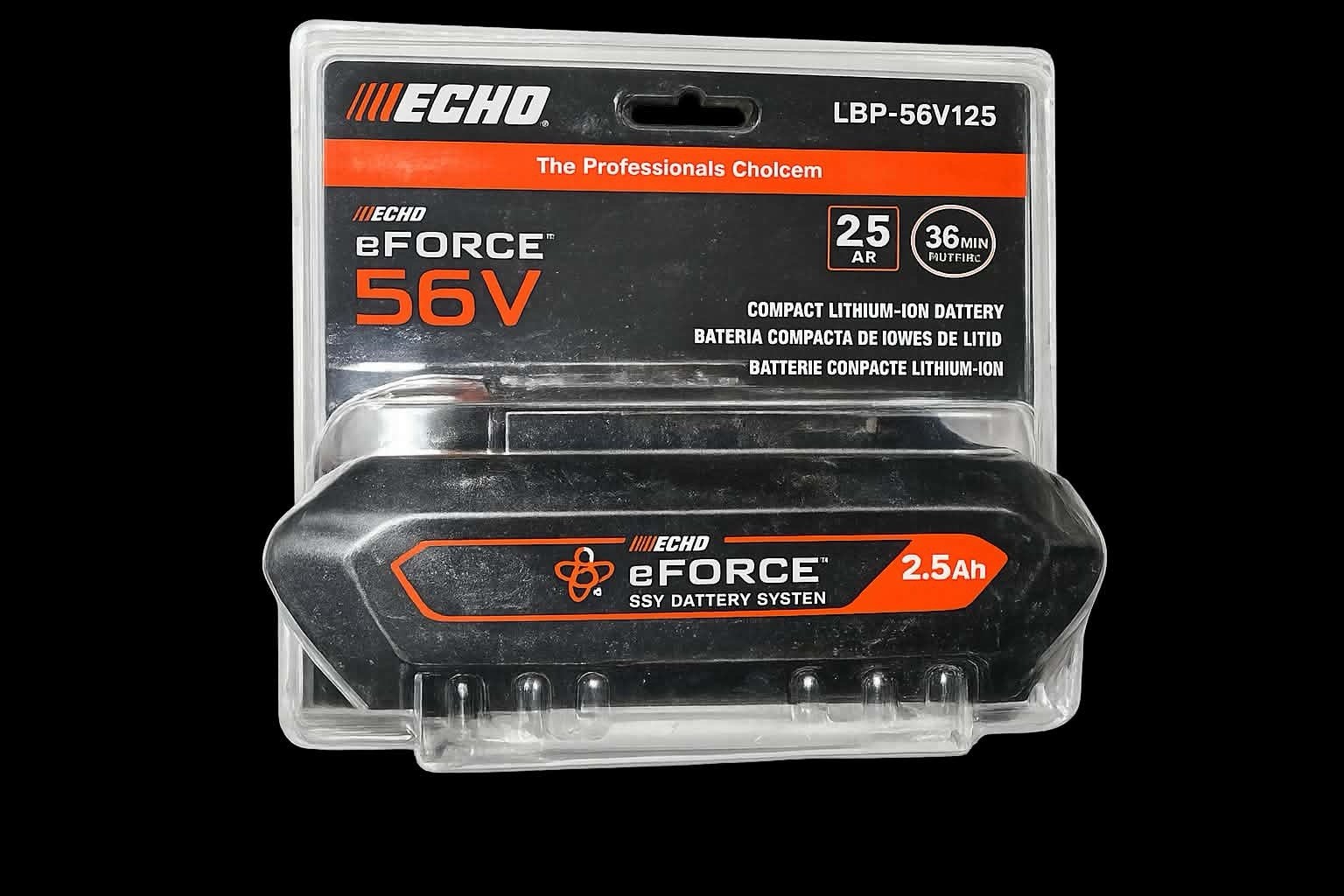 ECHO eFORCE Compact 56V 2.5Ah Li-Ion Battery Black LBP-56V125