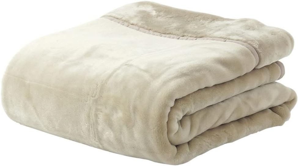 Romance Kosugi Double-Layered Acrylic Blanket Japan Single 140x200cm Beige 2.6kg