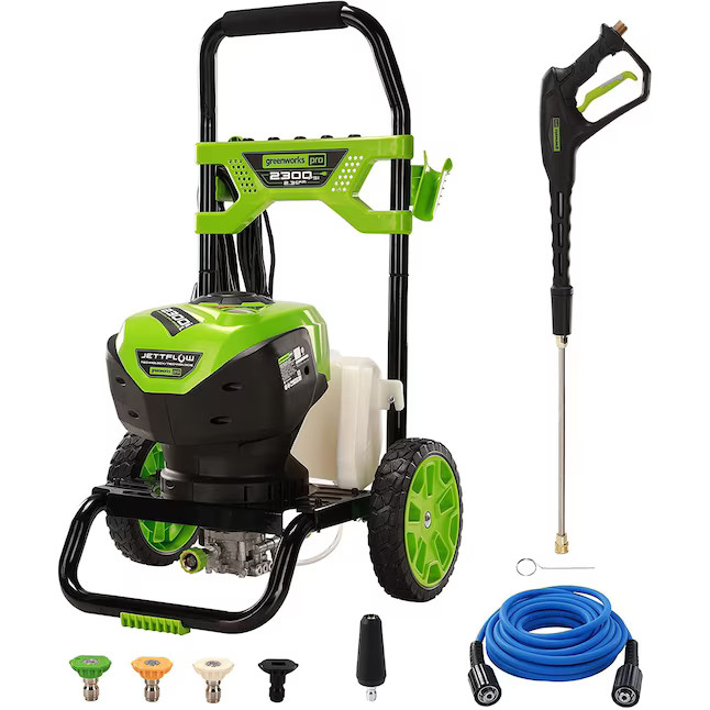 Greenworks GPW2300 PSI Electric Pressure Washer TruBrushless Motor Quick C