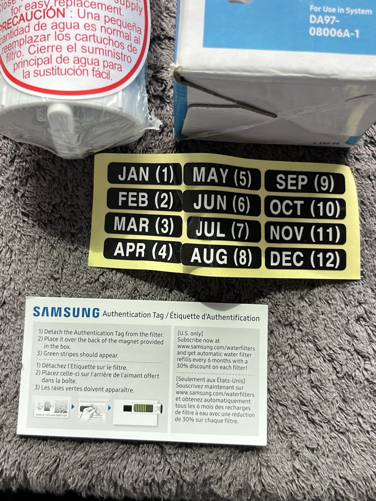 Samsung DA29-00020B HAF-CIN/EXP Refrigerator Ice & Water Filter Genuine New