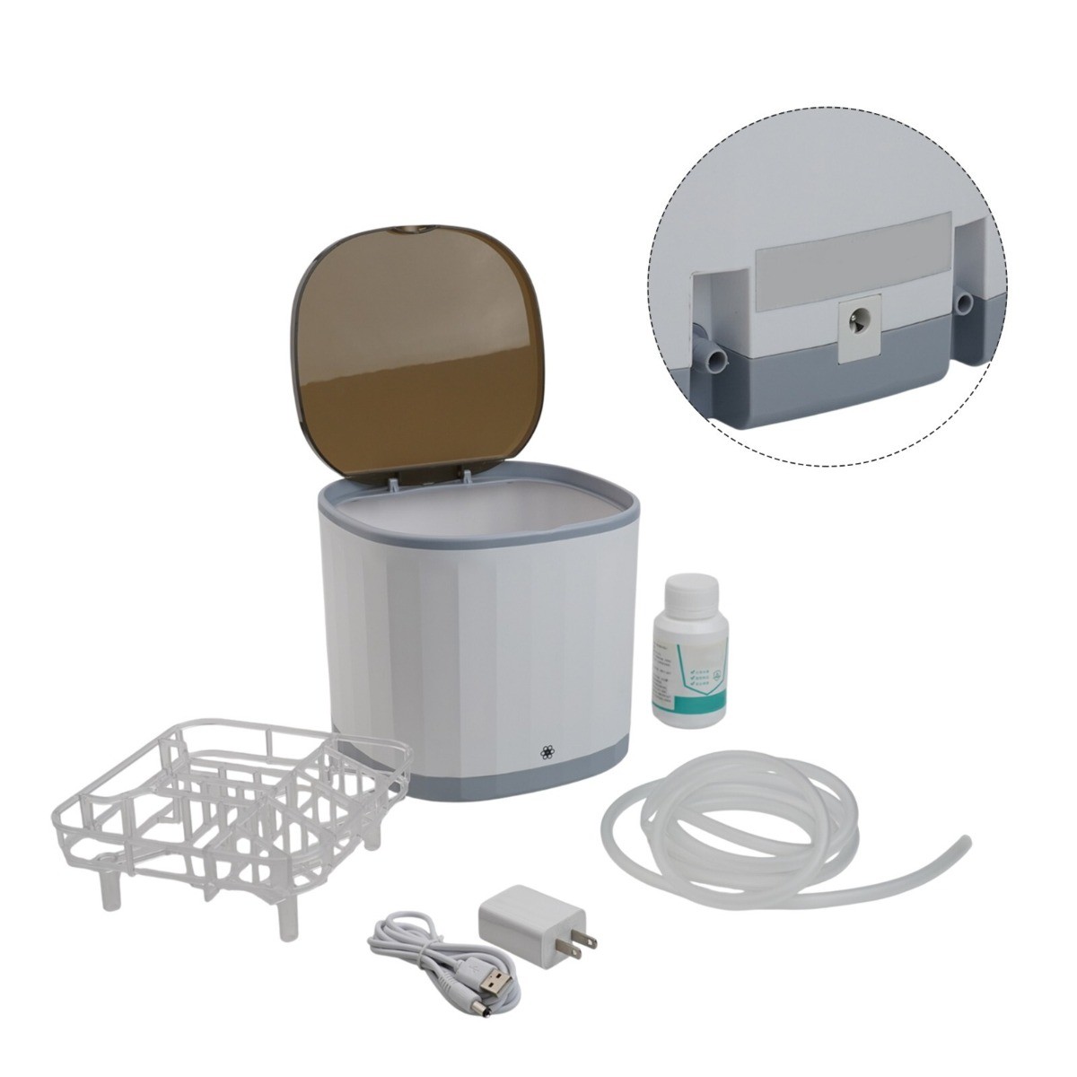 For Home Office Study Mini Dishwasher Small Dishwasher Automatic Water Change