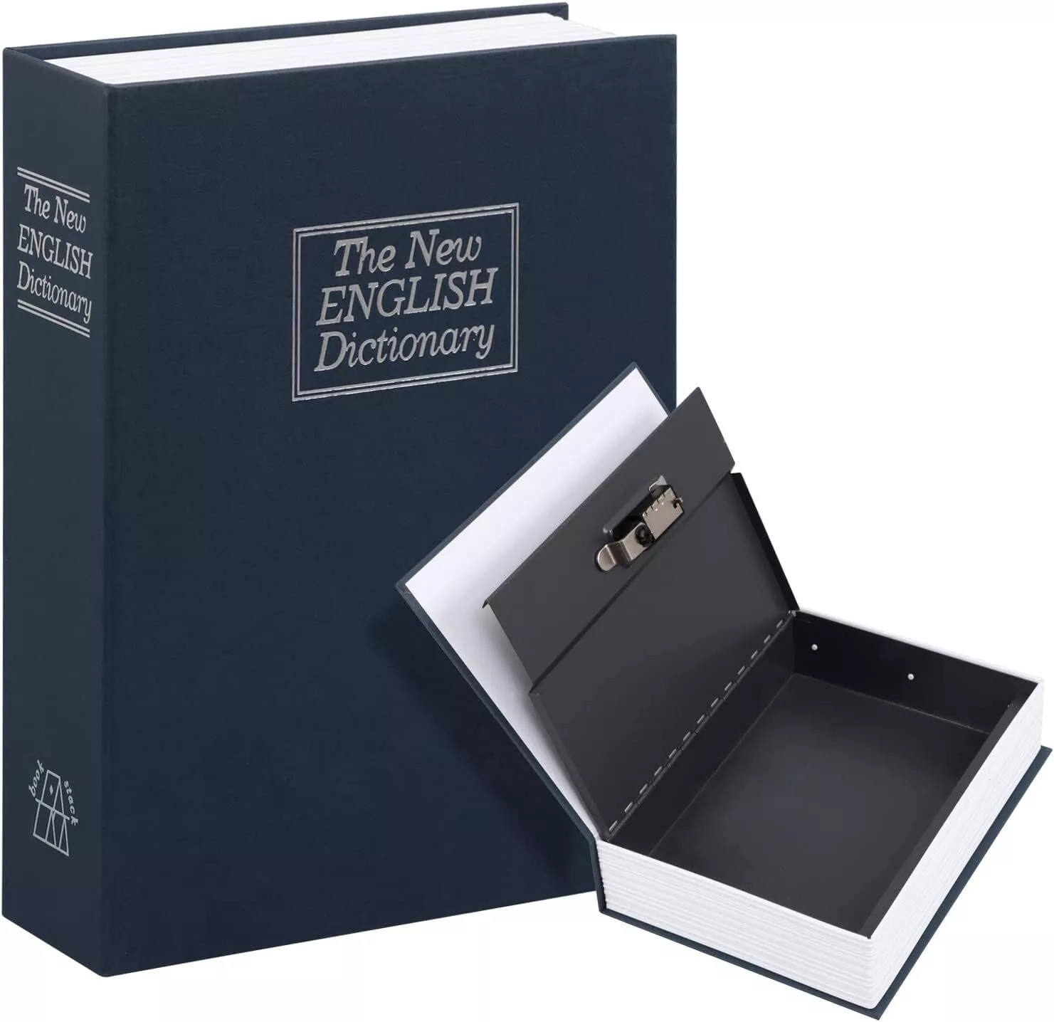 Book Safe Box with Combination Lock Dictionary Diversion Safe Secret Hidden Box
