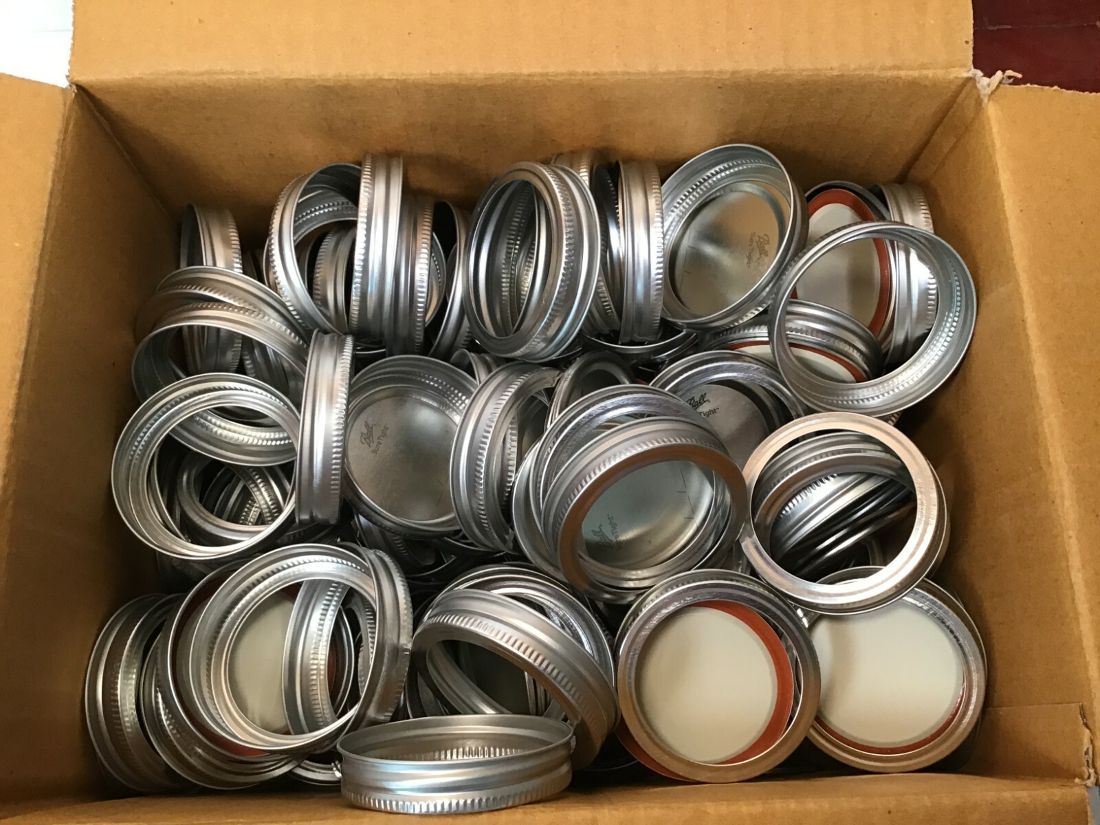 Ball Mason Jar Lids and Rings for Canning – 120 Count – Regular Mouth
