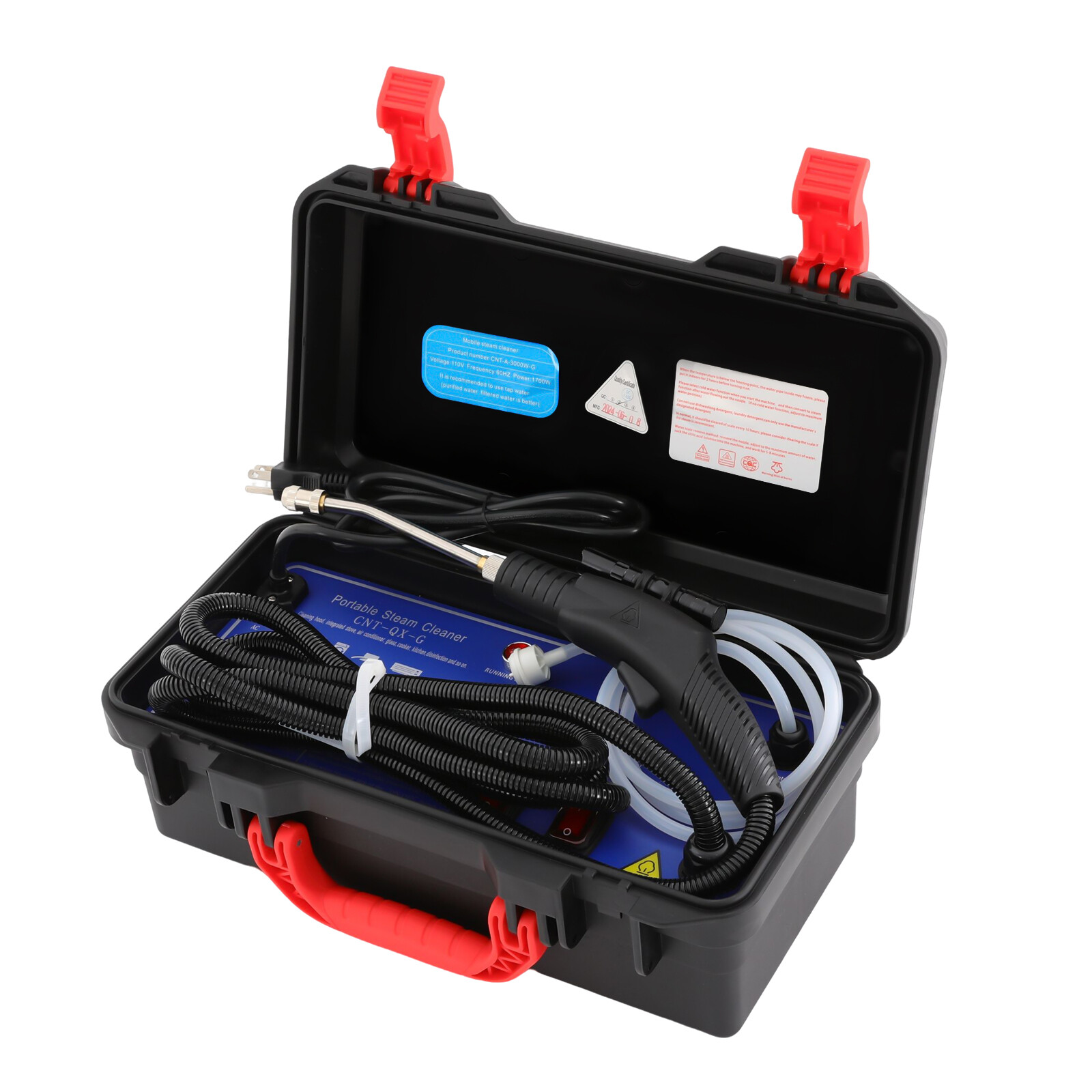Home 1700W Handheld High Temp Steam Cleaner High Pressure Cleaning Machine Car