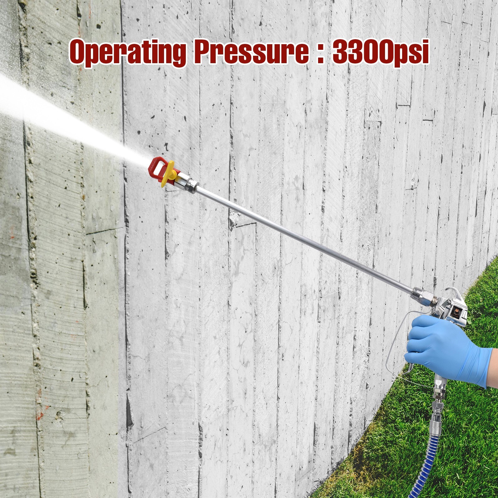 2.5HP 1700W High Pressure Airless Paint Sprayer Gun Sprayer Machine 220V-240V