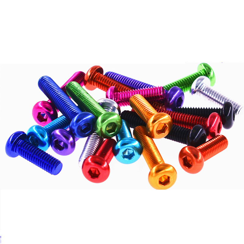 M4 Aluminum Alloy Hex Socket Pan Head Allen Bolts Screws 10mm 12mm