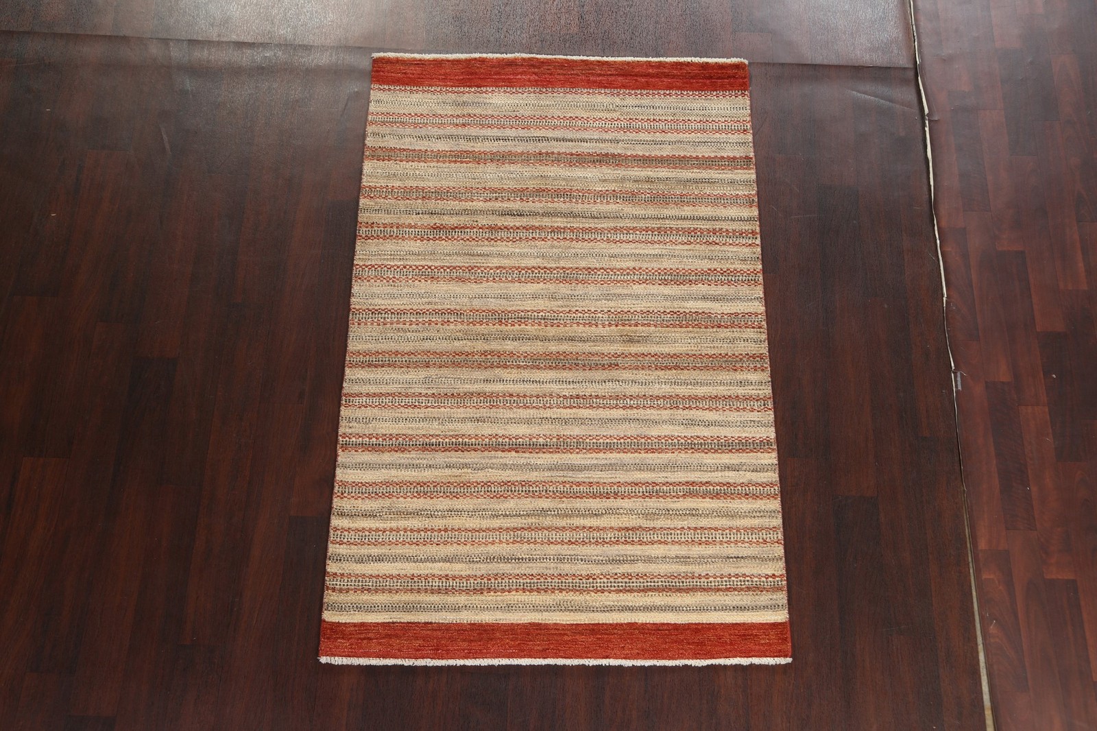 Modern Area Rug 4×6 Hand-knotted Wool Pakistani Oriental Carpet for Any Room