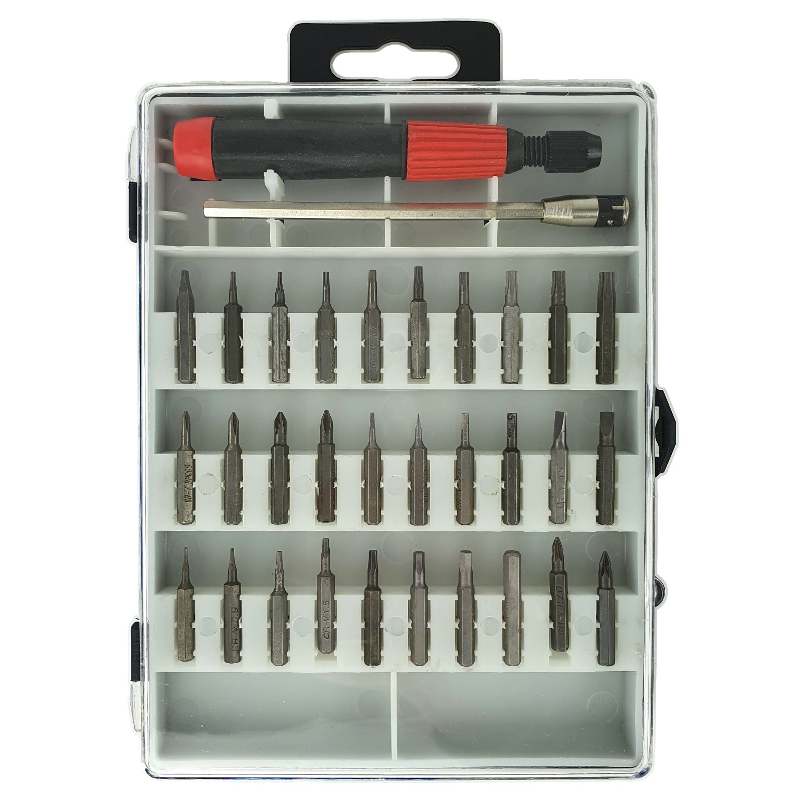 30 in 1 Precision Screwdriver Set, Torx, Phillips, Slotted, Hexagon Bits