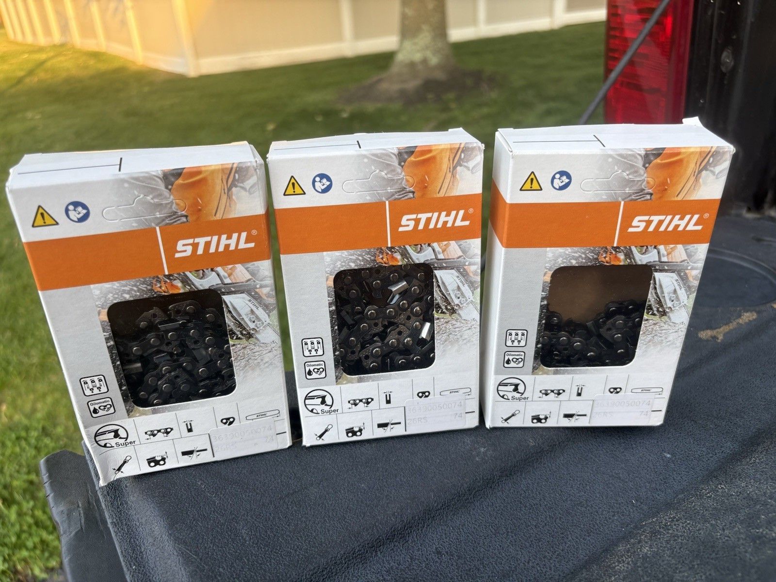 Stihl 18″ ChainSaw Chain 26RS 74 .325 .063 Oilomatic Rapid Super (3 Pack)