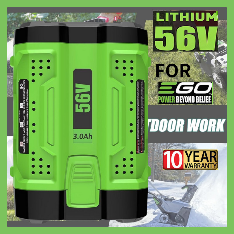 7500mAh 56V Battery For EGO 56V Battery 7.5Ah BA1400T BA2800 BA4200T BA5600T NEW