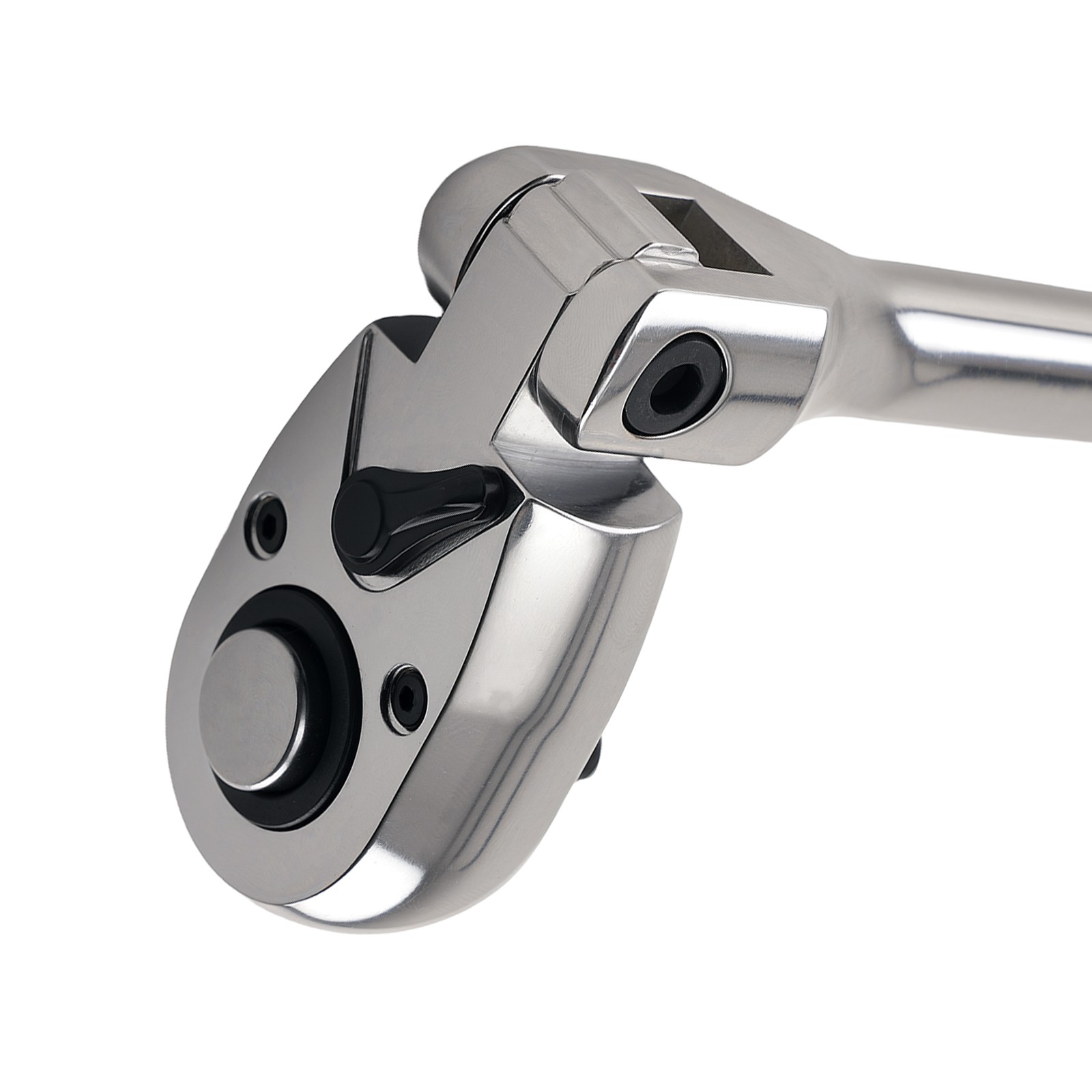 1/2in Drive Extra Long Flex Ratchet Handle 24in 72 Teeth Reversible Chrome