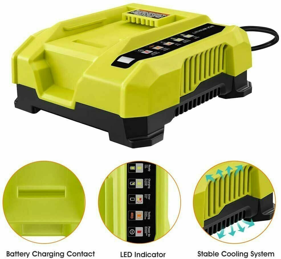 Rapid Charger For Ryobi 40V Lithium-Ion Battery OP401 OP40261 OP40401 OP4050A US