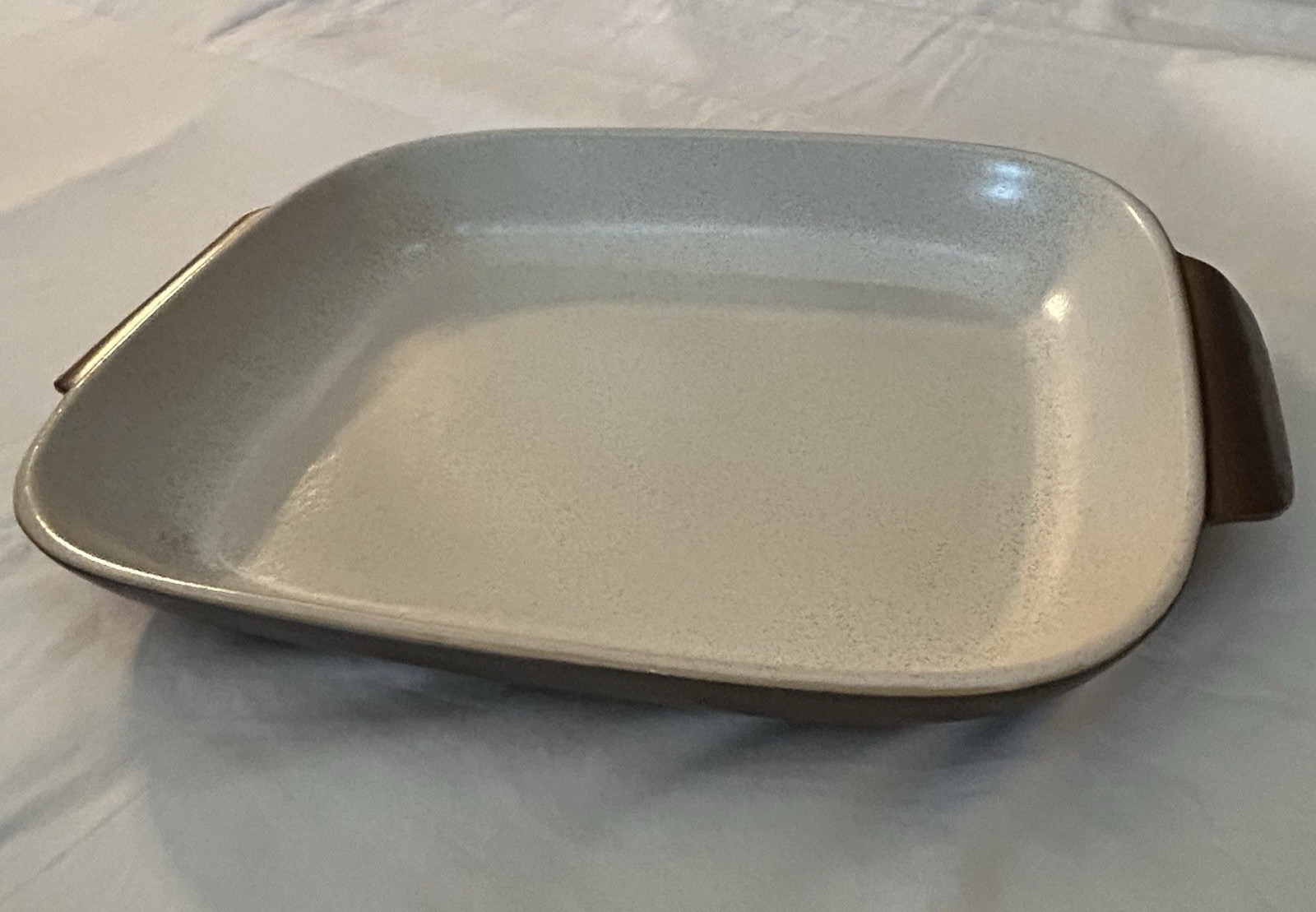 Vintage Denby Russet 14″x10″ Rectangular Baker England Stoneware Oven Dish