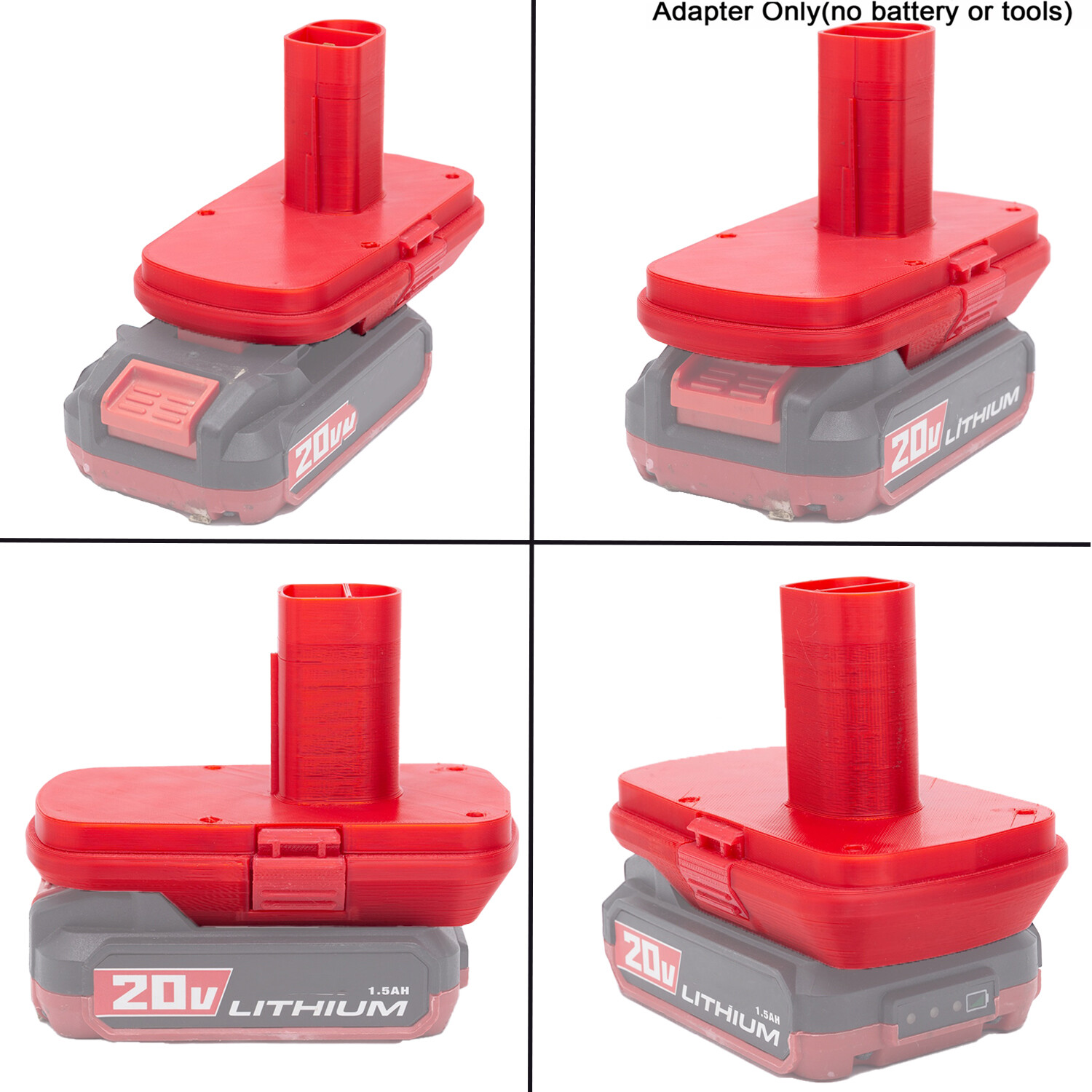 Battery Adapter For Bauer 20V Li-ion Battery to For Craftsman 19.2V Tools US
