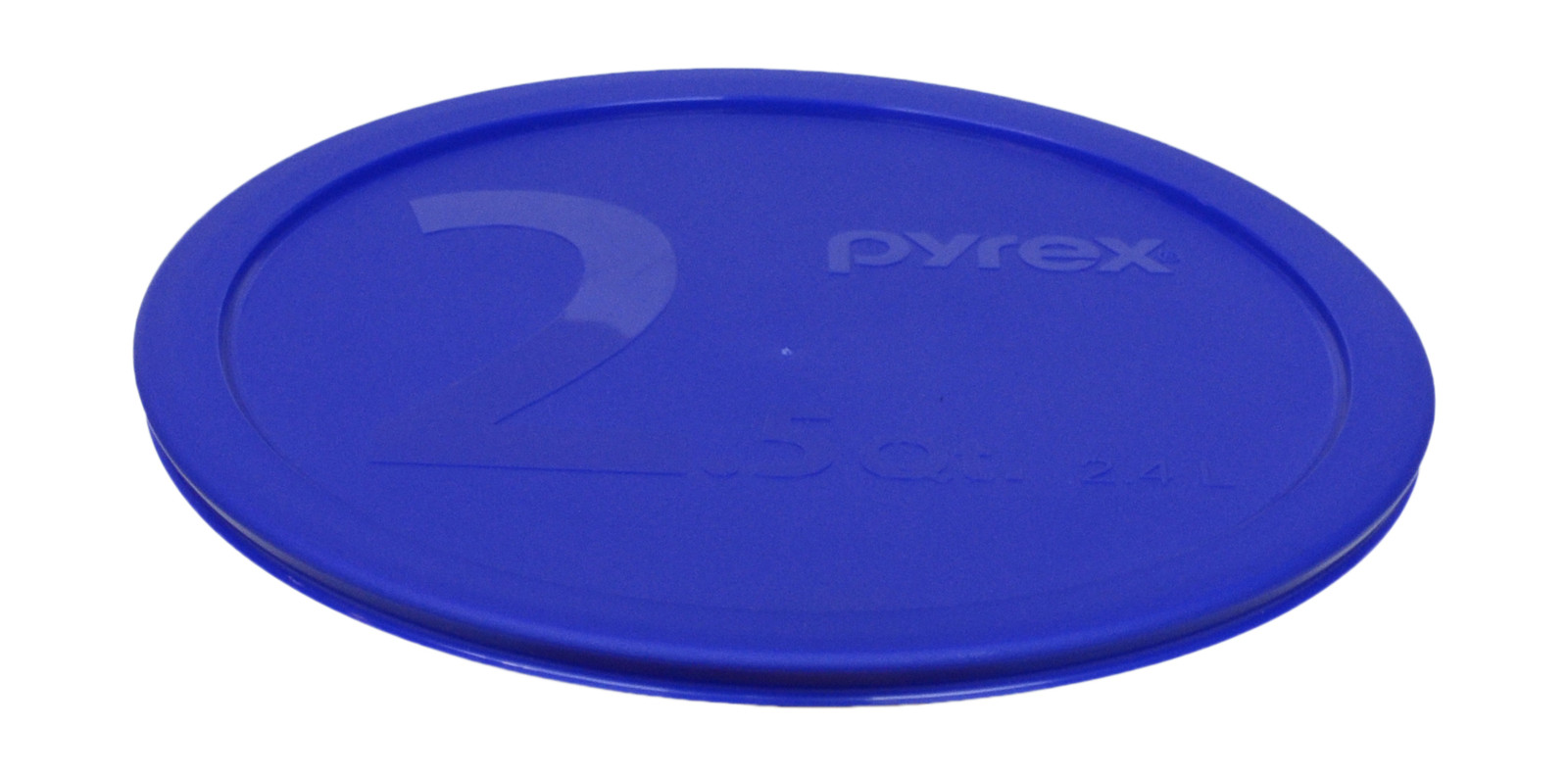 Pyrex 325-PC 2.5Qt 2.4L 10in Round Blue Storage Lid Cover for Mixing Bowl