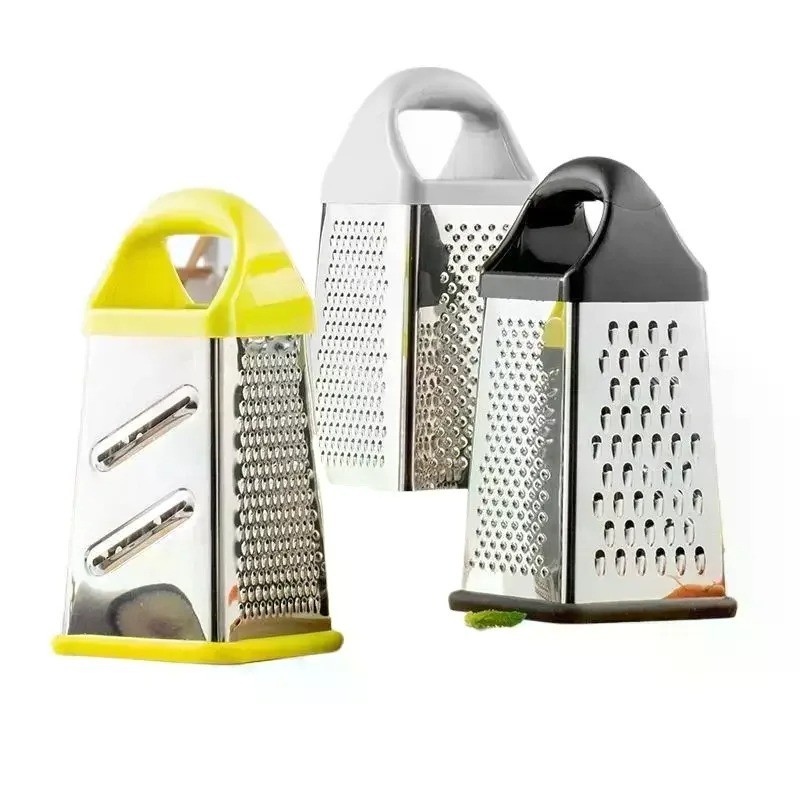 4-Sided Stainless Steel Box Grater Cheese Vegetable Slicer Kitchen Tool
