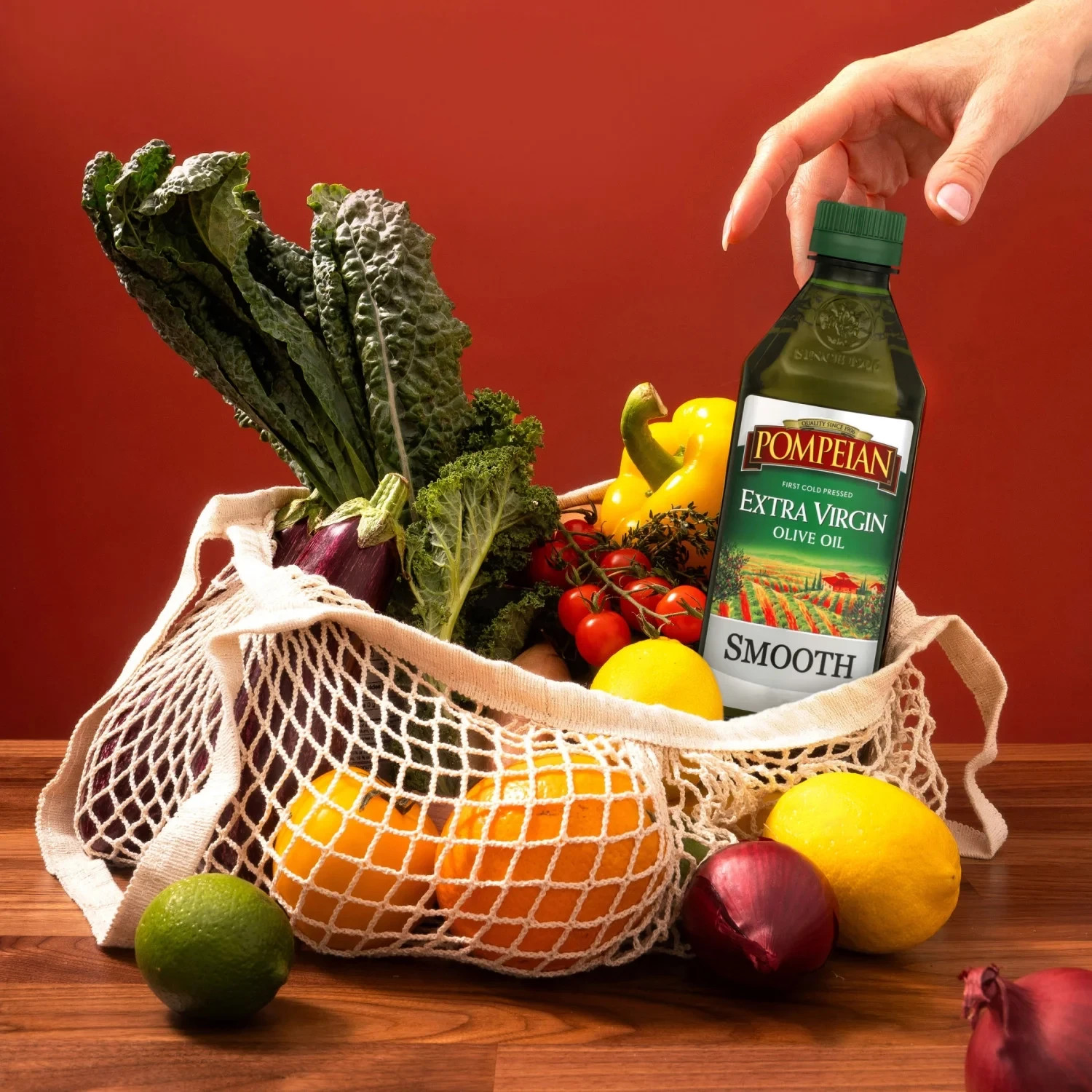 Pompeian Smooth Extra Virgin Olive Oil – 16 fl oz