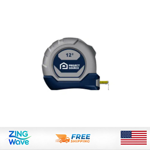 Project Source 12 ft Tape Measure Compact Measuring Tool
