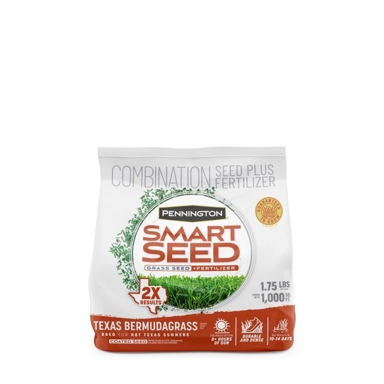 Pennington Smart Seed Texas Bermudagrass Grass Seed Mix, for Full Sun, 1.75 lb.