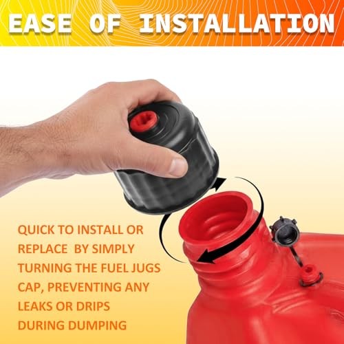 1PC Racing Fuel Jug Complete Replacement Kit – 3042 Jug Cap & PVC Fuel DHBG1PC