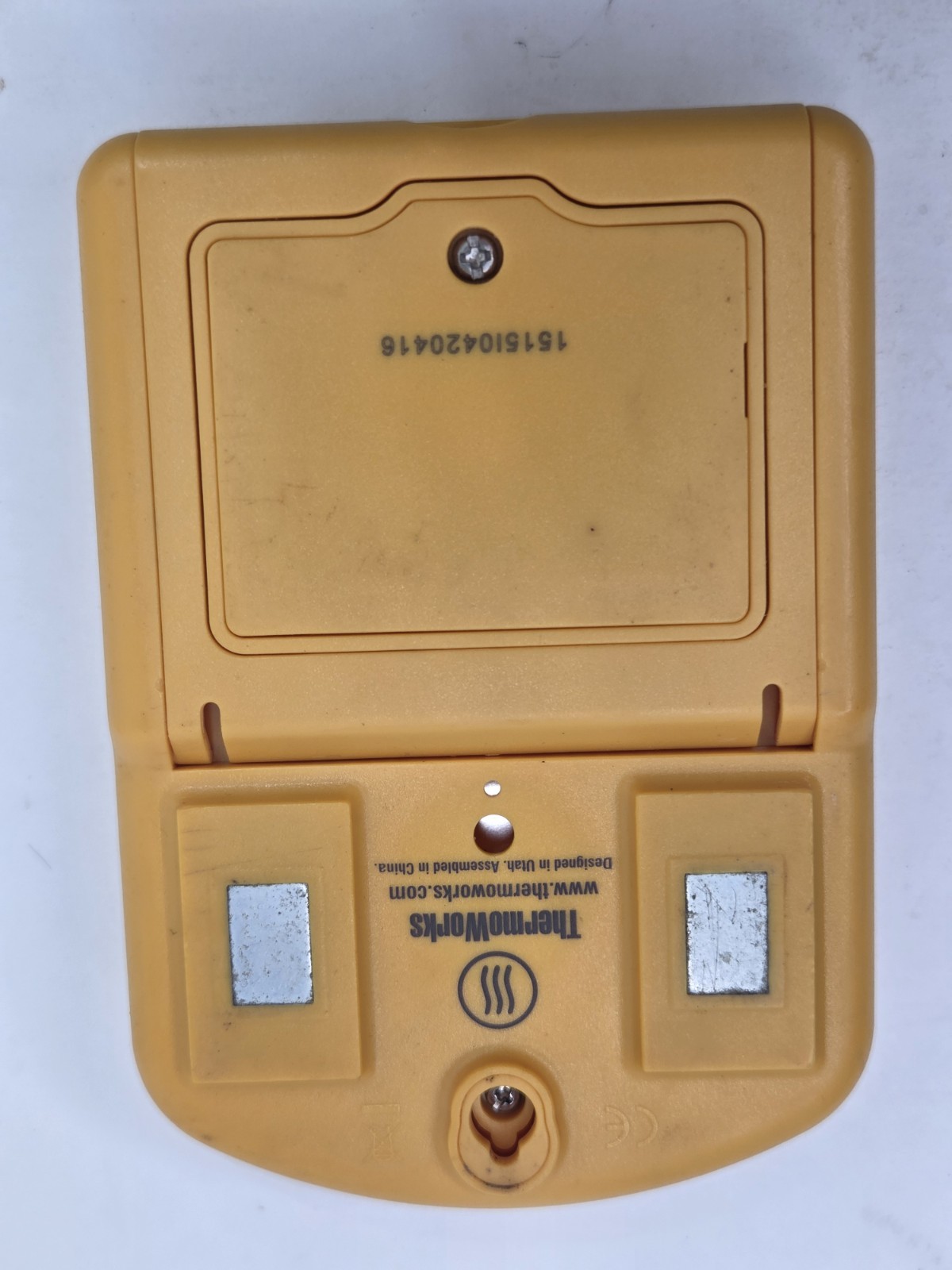 ThermoWorks Extra Big & Loud Timer Yellow Digital Kitchen Timer No Battery