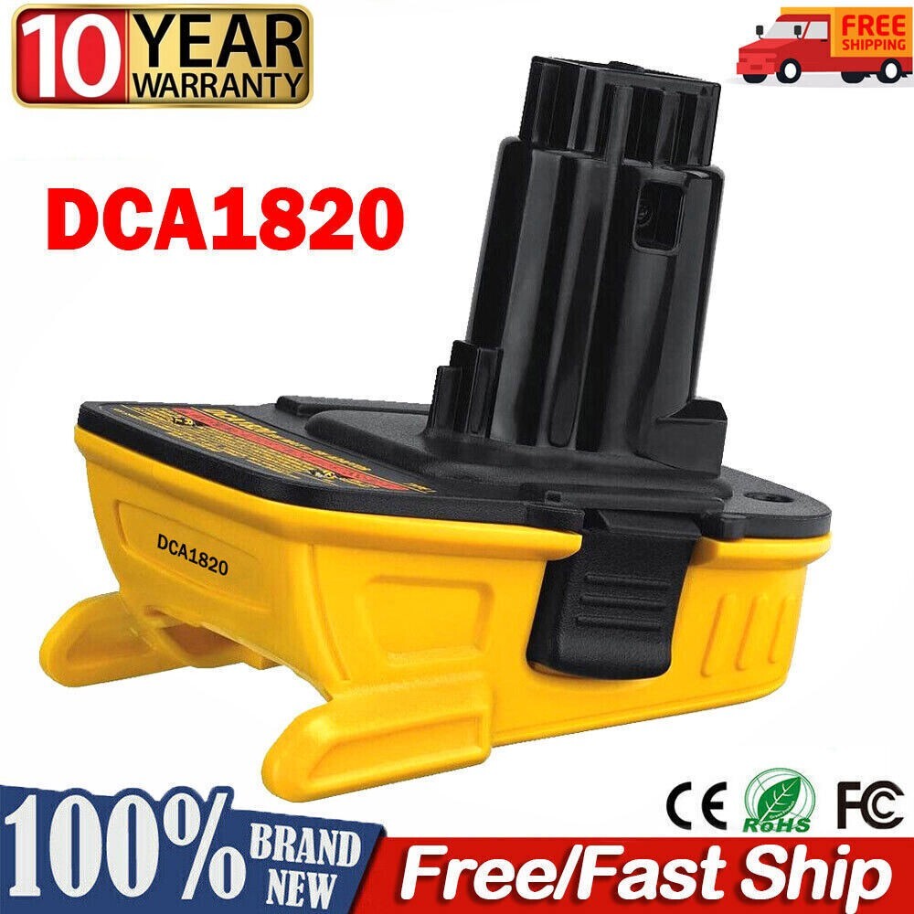 USB Adapter For DEWALT DCA1820 Battery Converter 18V to 20V Max Li-Ion Tools New
