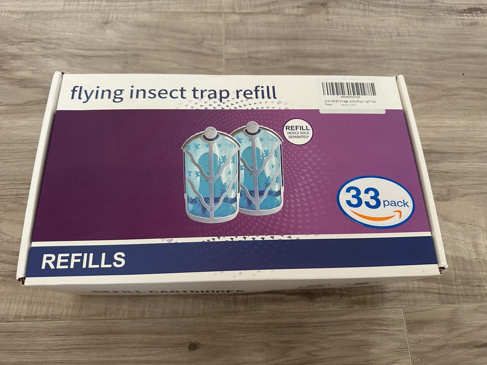33 Pack Refill Cartridge Kit Compatible with Zevo M364 for Flying Insect Trap
