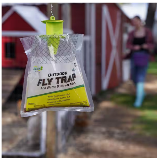 RESCUE! Outdoor Disposable Hanging Fly Trap – in Multipack
