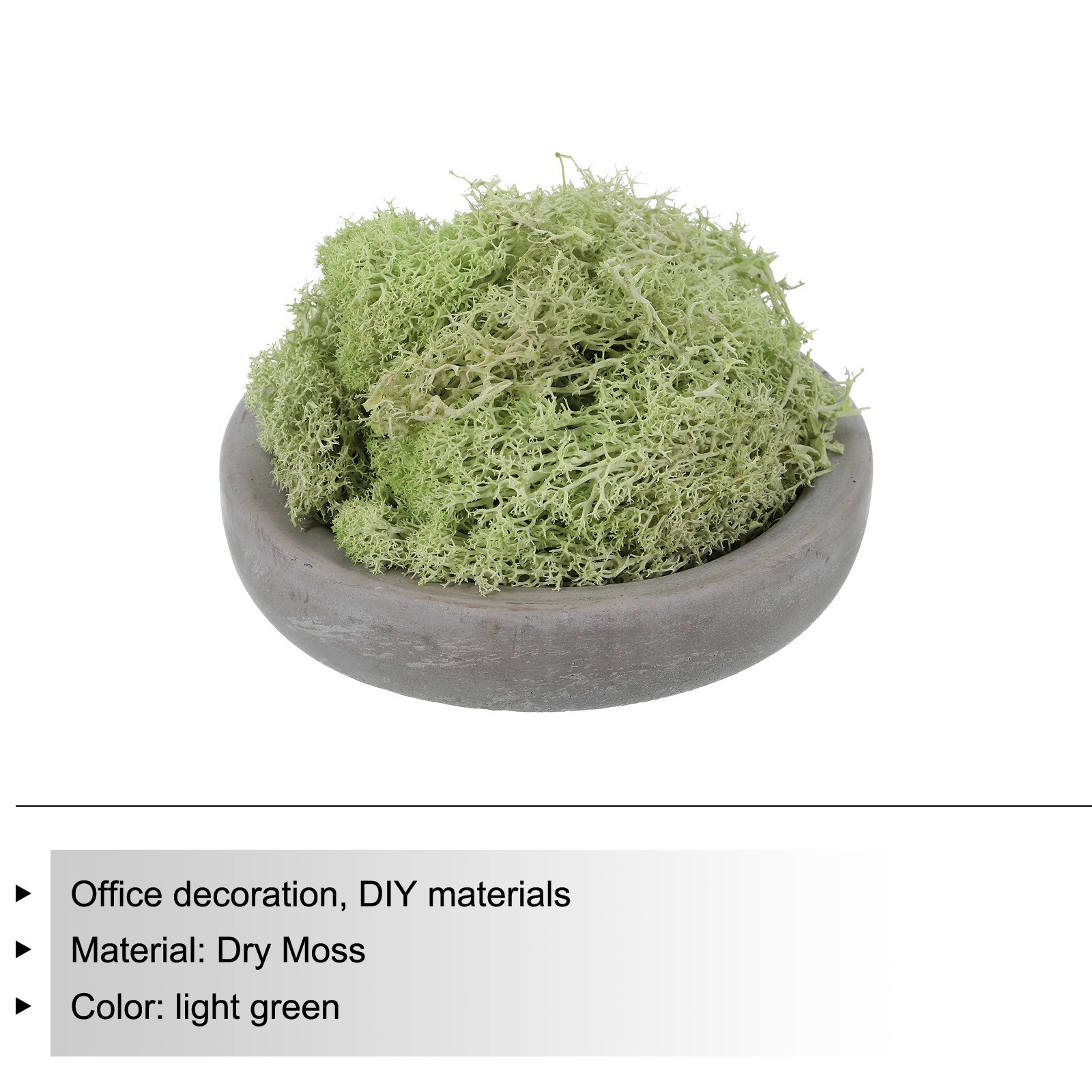 0.35 OZ Moss Preserved Moss Artificial Moss for Craft Floral Chartreuse