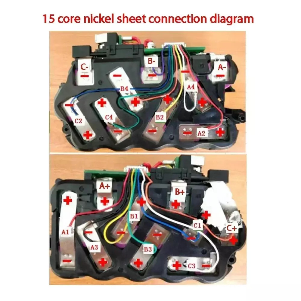Plastic Replacement Case Kit for DeWalt 20V DCB200, 60V Flexvolt Battery DCB609