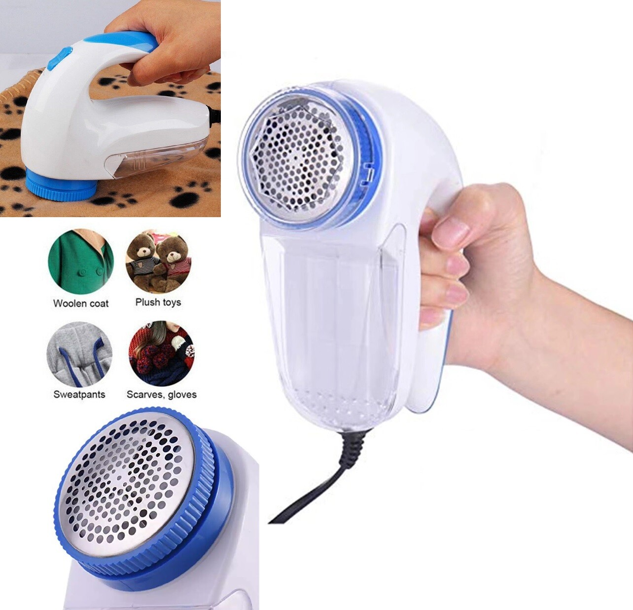 Electric Clothes Lint Pill Fluff Remover Fabrics Sweater Fuzz Shaver Household
