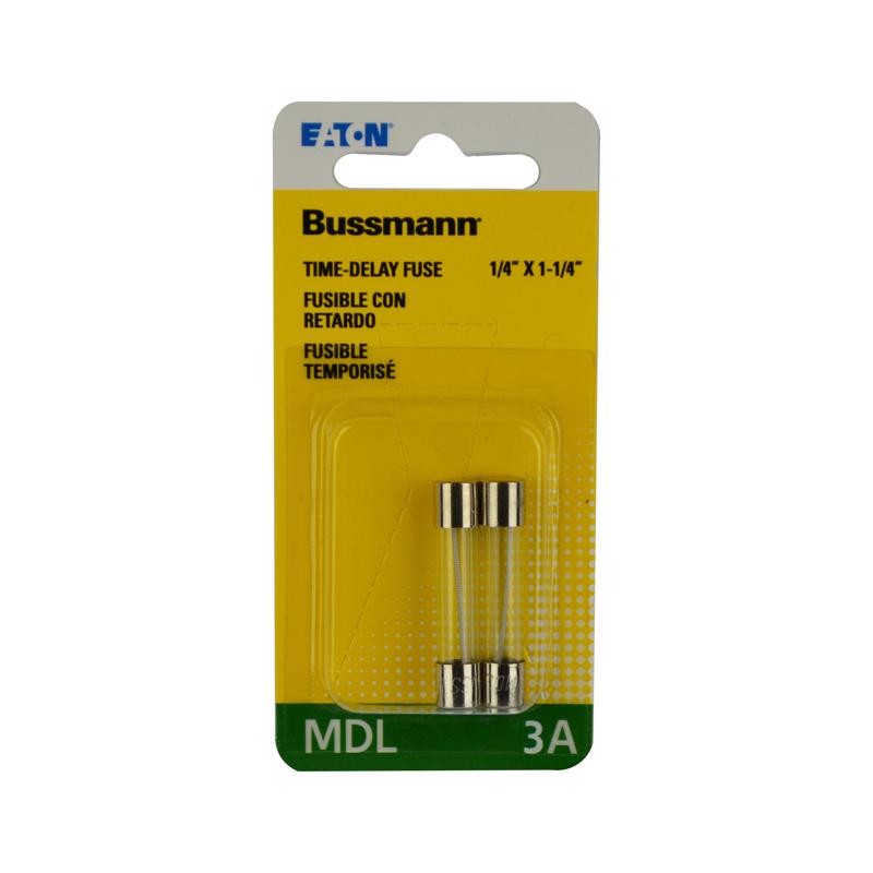 Bussmann 3 amps Time Delay Fuse 2 pk