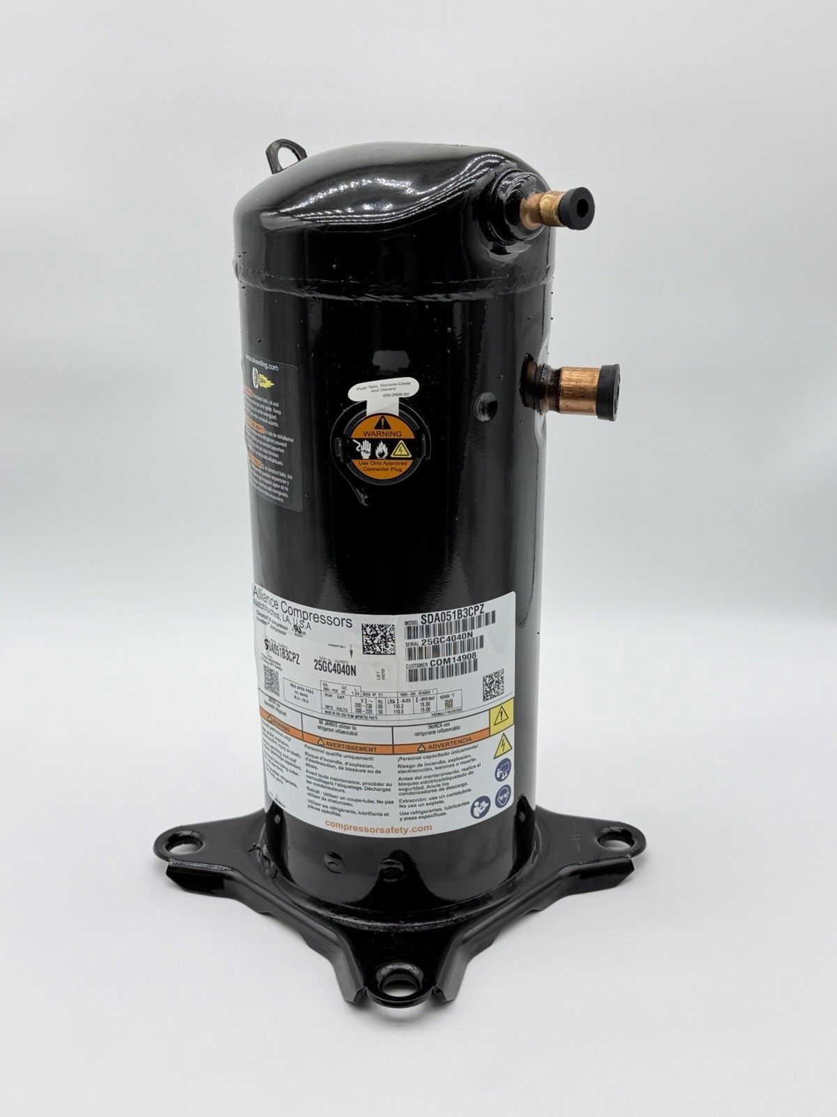 NEW ZP51LXE-TF5-833 52,500 BTU R410A 208-230 3PH ZP51LXE-TF5 ZP51K6E-TF5 ZP51K5E