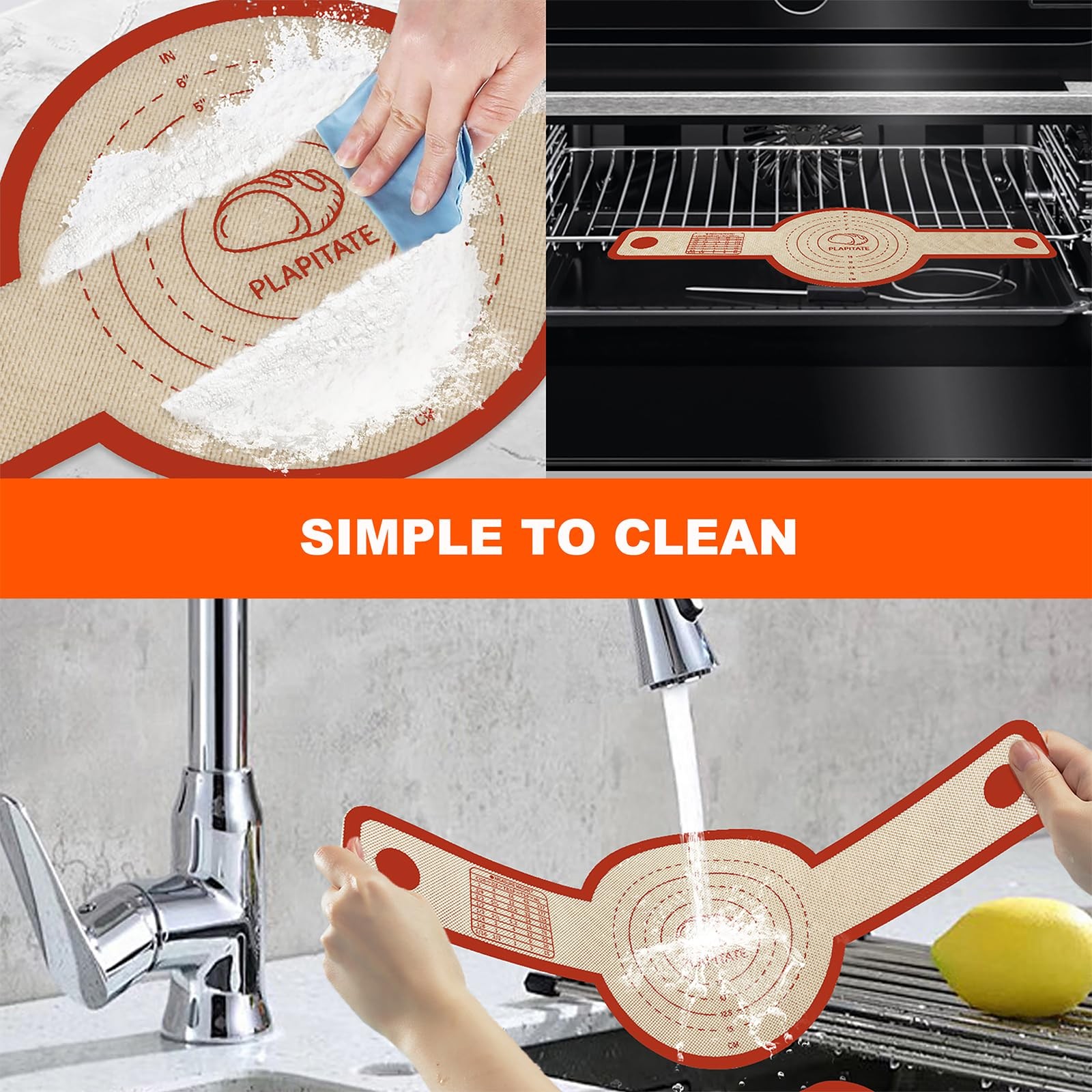 Silicone Bread Sling Dutch Oven Liner, Non-Stick & Easy Clean Reusable Oval a…