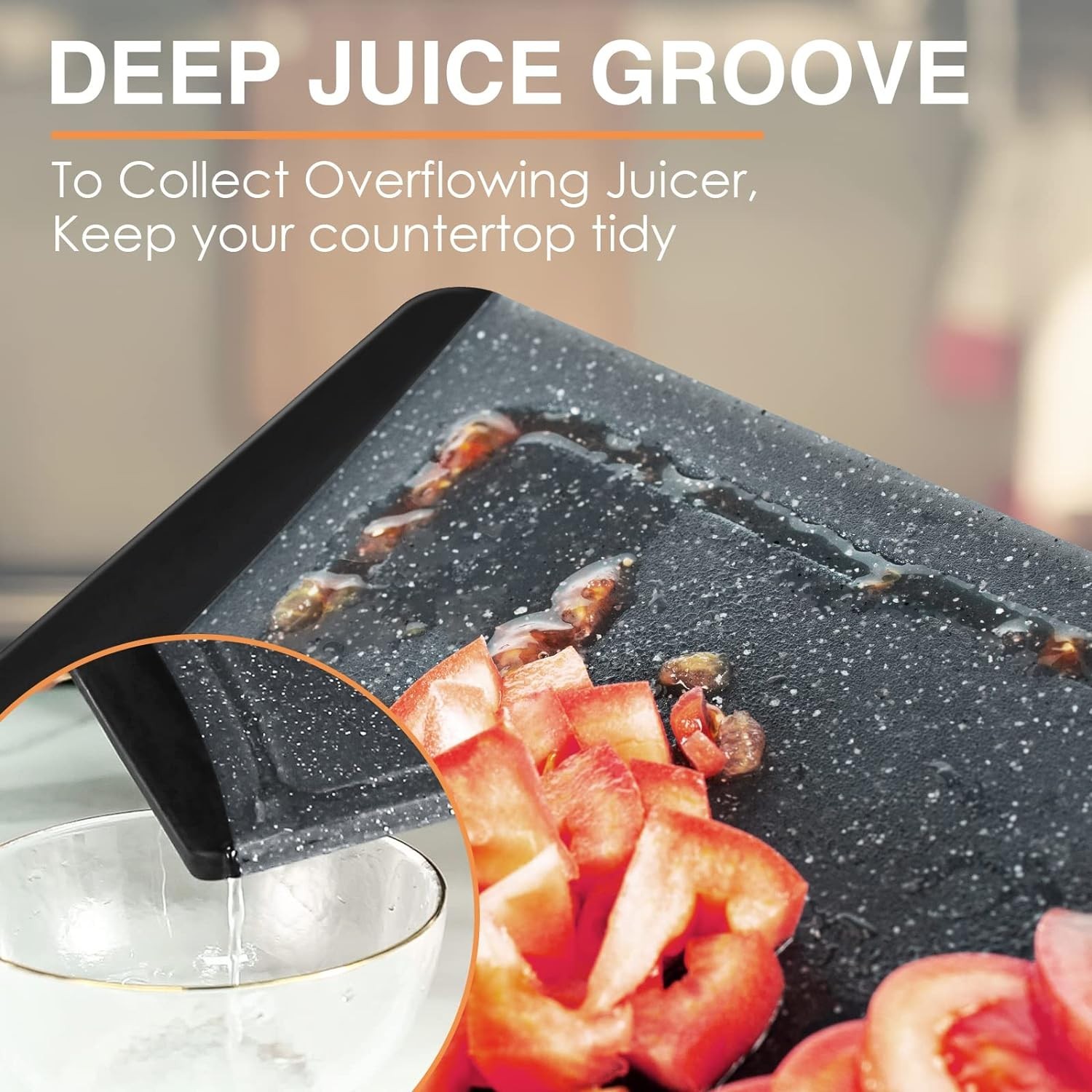 Extra Large Cutting Boards, Plastic Cutting Boards for Kitchen (Set of 3)
