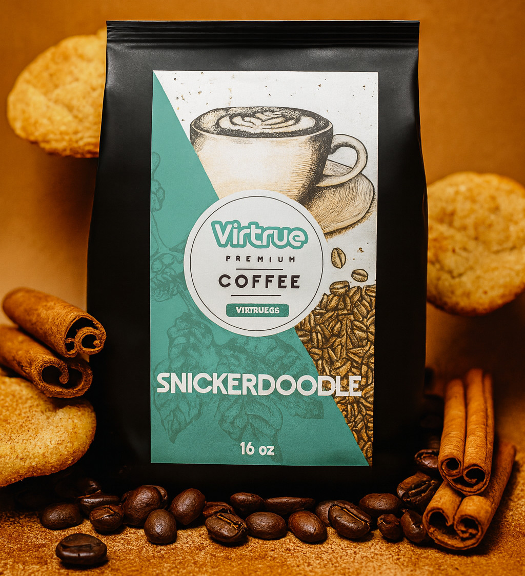 Snickerdoodle Flavored Coffee 16oz – Ground or Whole Bean – 5 Stars – Fast Ship