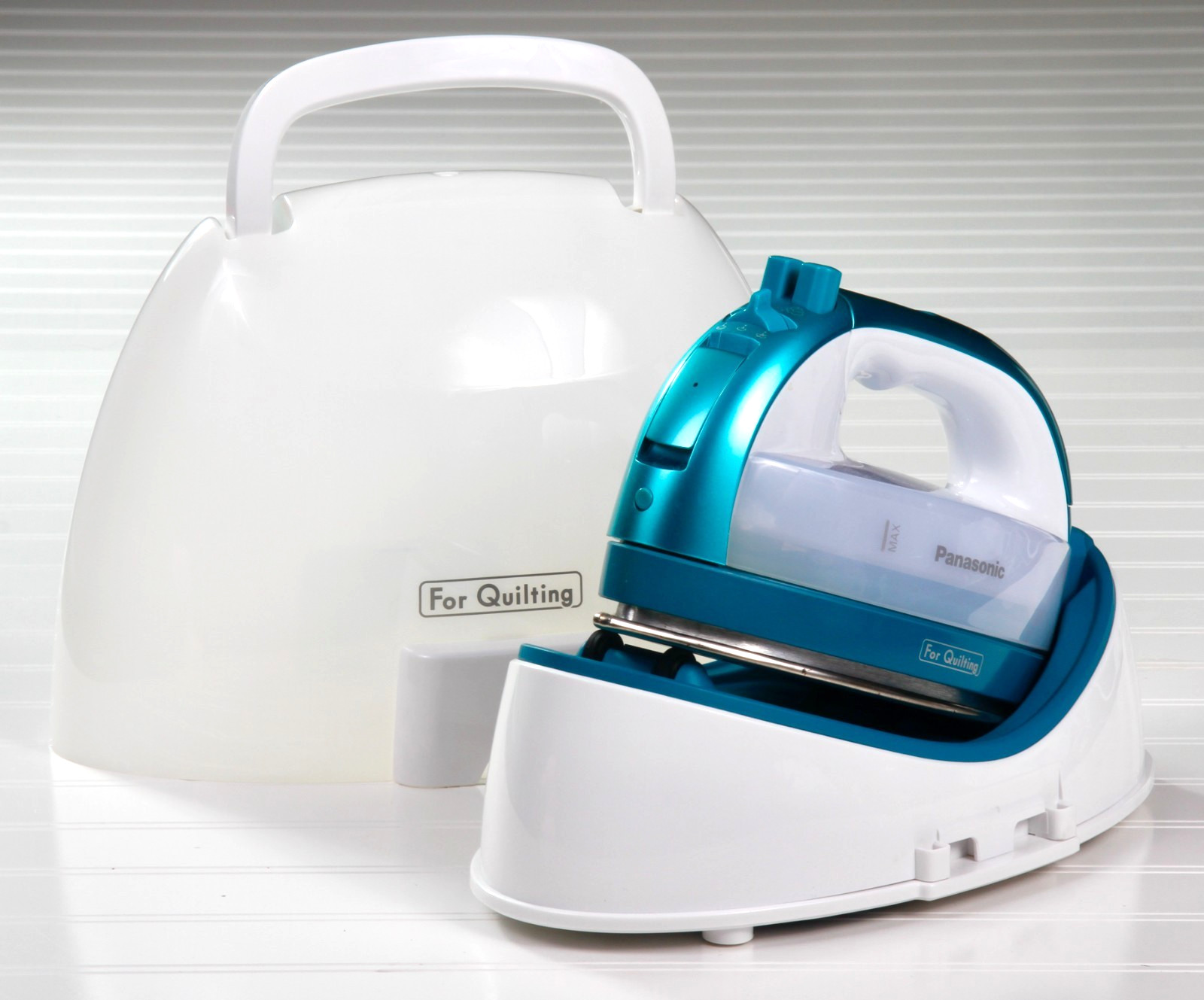 Panasonic NI-QL1000G Teal Cordless Iron Portable Dry Steam 360 Degree Freestyle