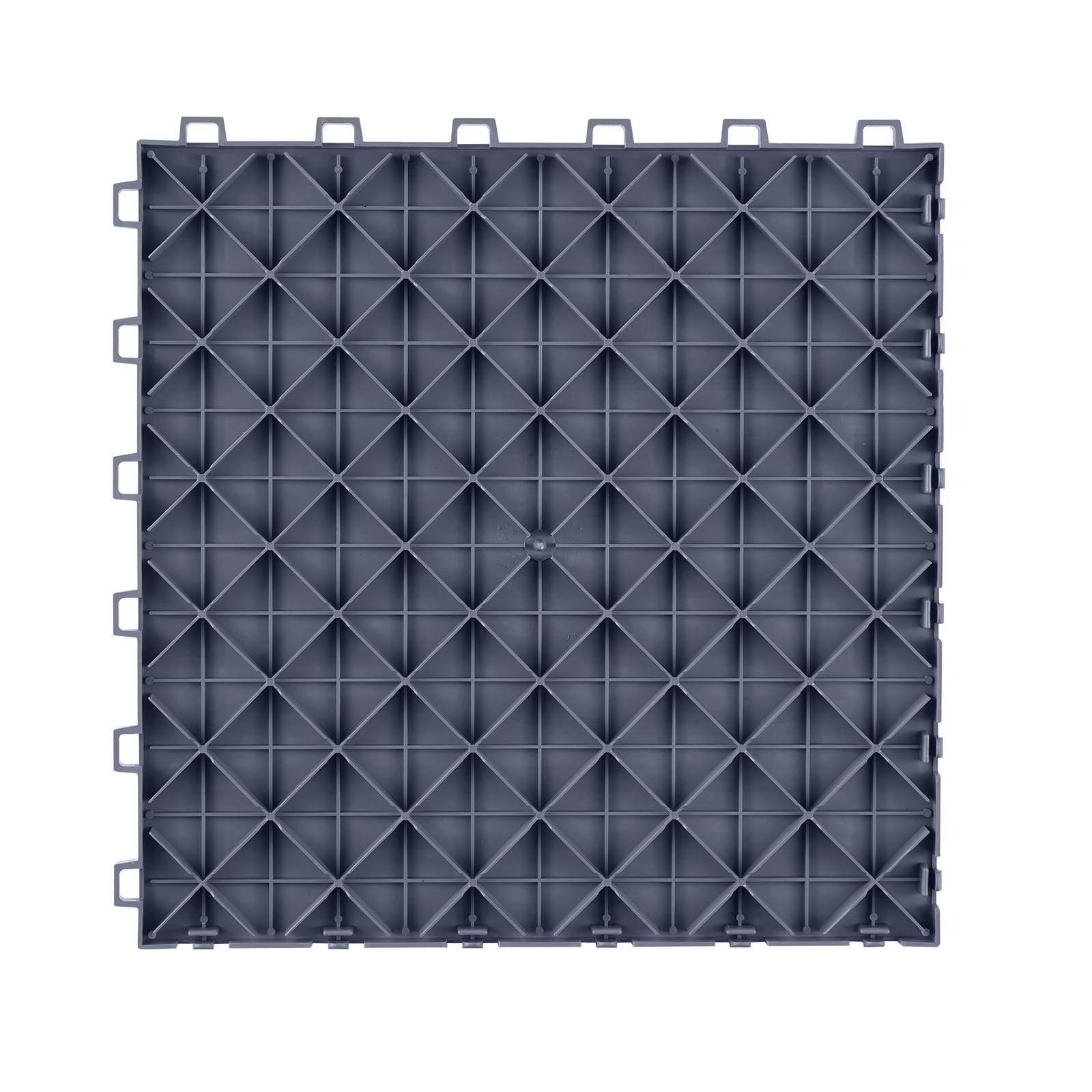 VEVOR Garage Tiles Interlocking 12×12 in 50 Pack Garage Flooring Tiles Gray