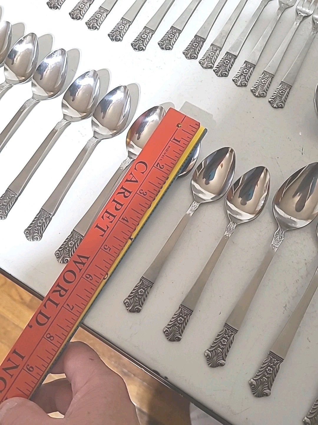 Lot of 66 pieces LIFETIME CUTLERY Stainless Flatware MCM Japan.