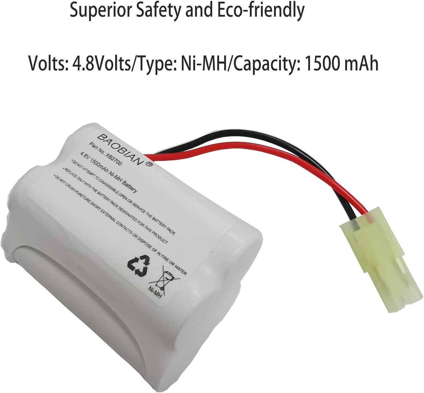 XB2700 Battery 1-Pack Replacement for Euro Pro Shark Vacuum Cleaner Sweeper New!