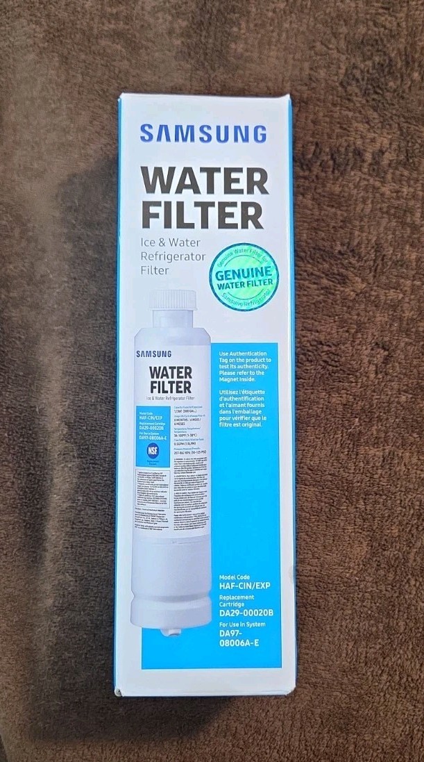 Samsung OEM DA29-00020B HAF-CIN/EXP Refrigerator Ice & Water Filter Brand New