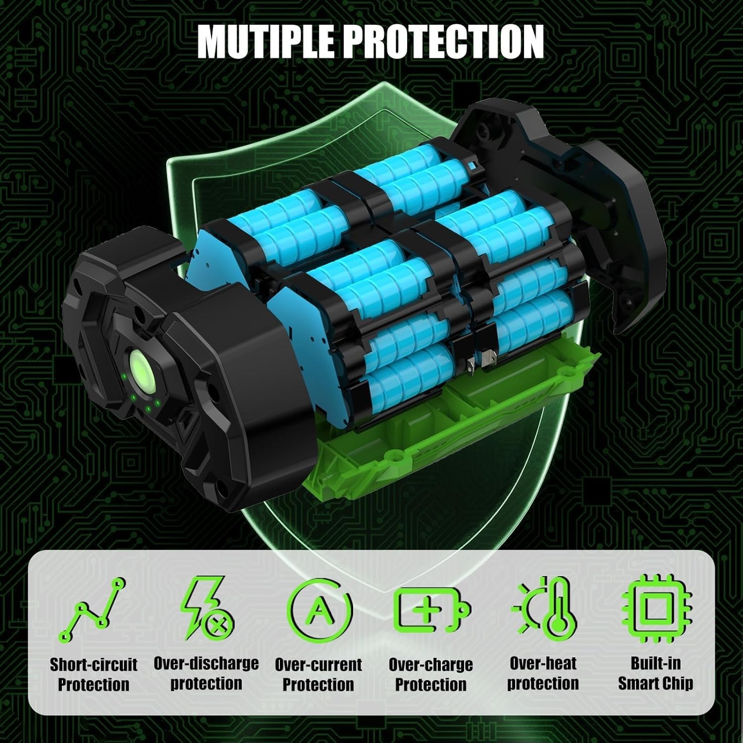 Upgraded 10 Ah Lithium-ion Battery For EGO 56V 56 Volt BA5600T BA4200 BA2800 New