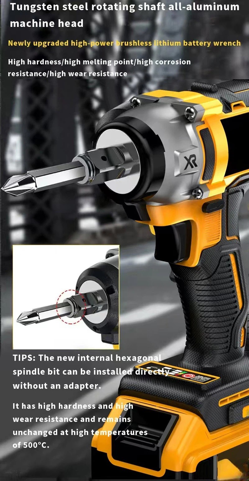 350N 21V Cordless Impact Wrench & Drill Kit，Car Repair Heavy DIY Gift