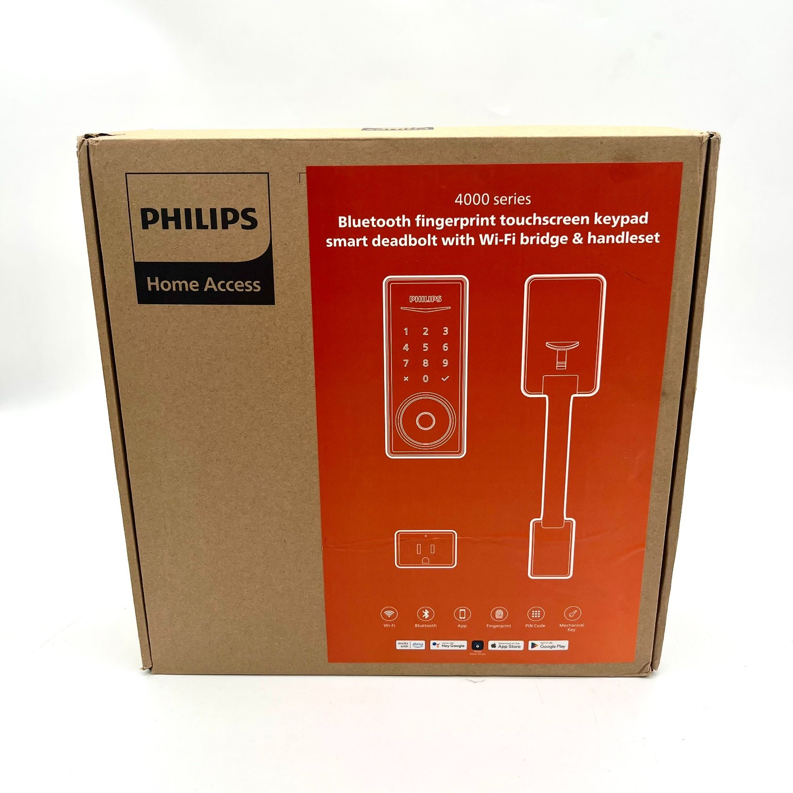 Philips Home Access 4000 Series BT Fingerprint Touchscreen Keypad Smartlock