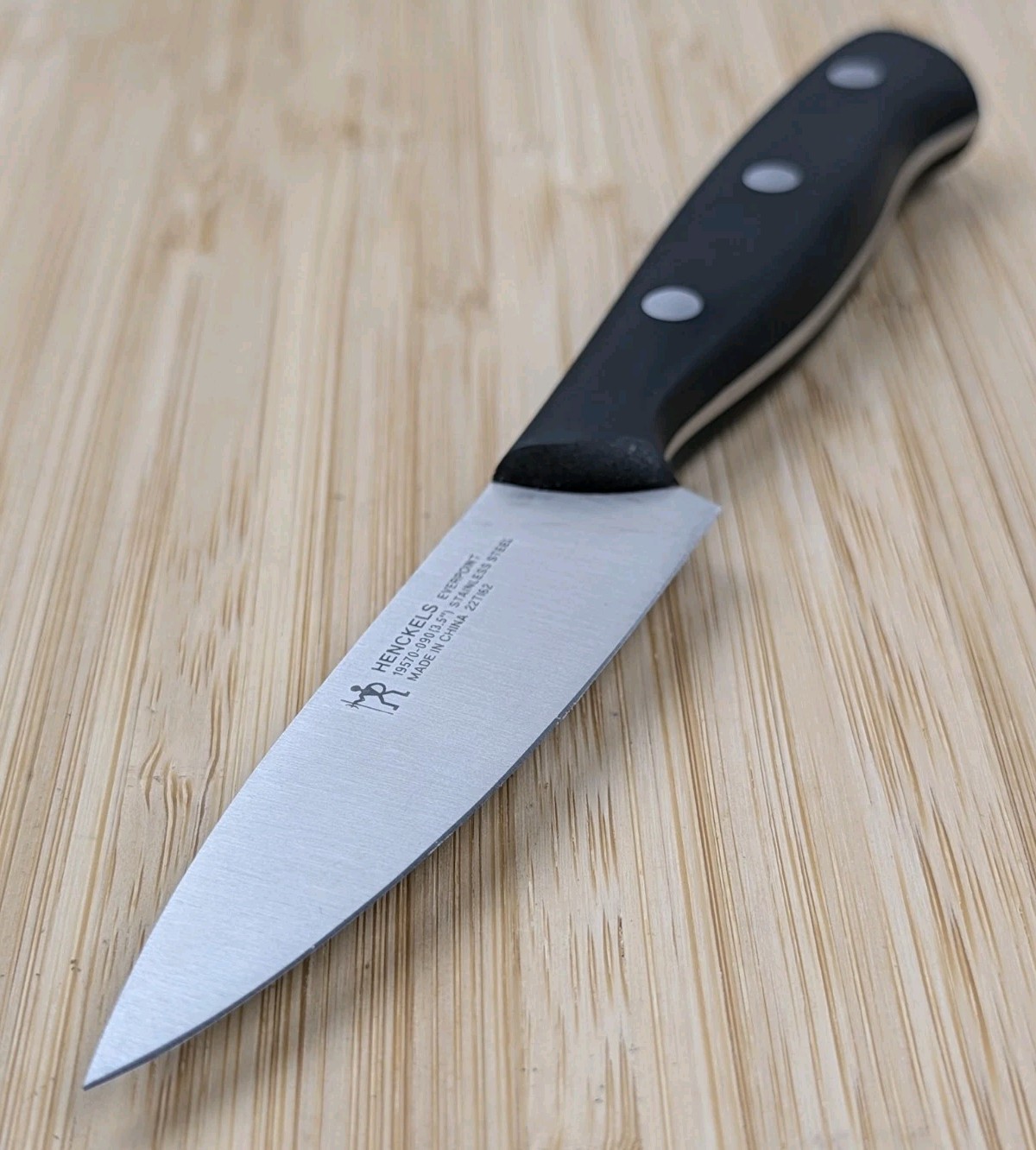 Henckels EVERPOINT 3.5in PARING Knife, Straight-Edge, Stainless Steel, 19570-090