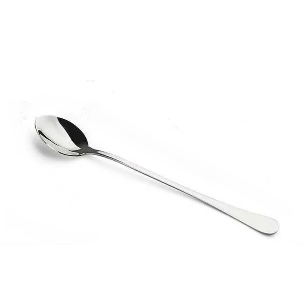 6- Pack Soup Spoons Round Stainless Steel Bouillon Spoon