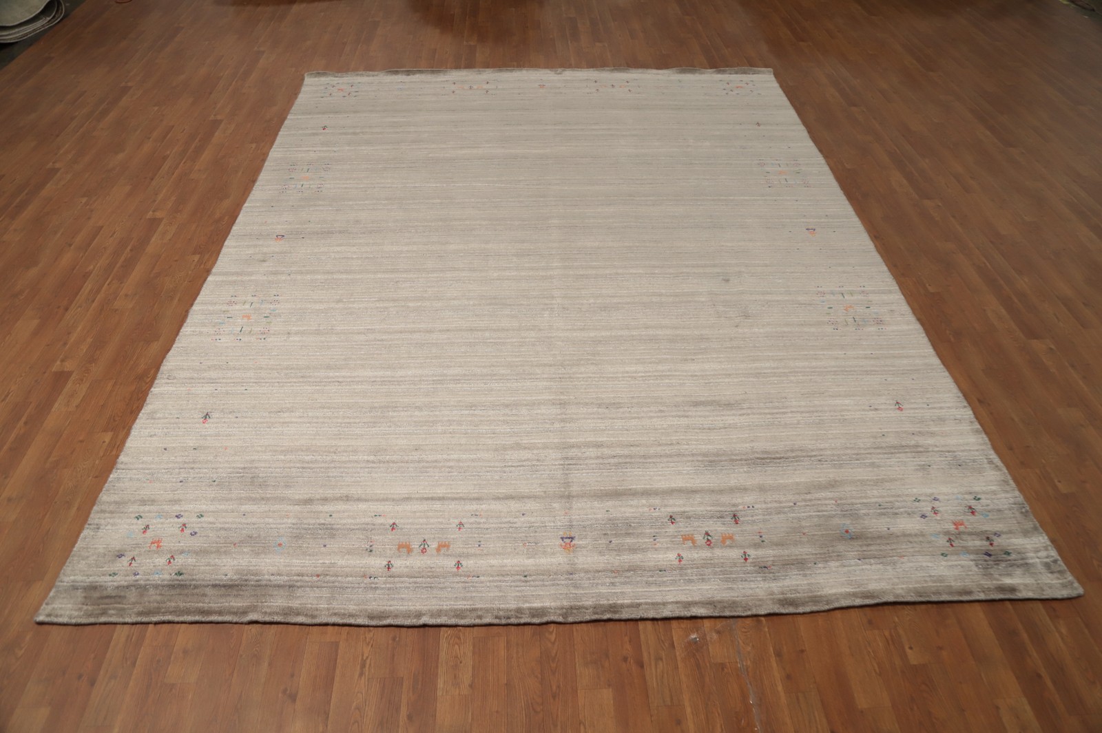 Silk Large Area Rug 9×12 Hand-knotted Oriental Nomadic Style Carpet for Any Room